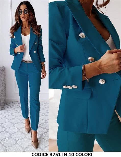 Modelli di tailleur pantalone eleganti da donna