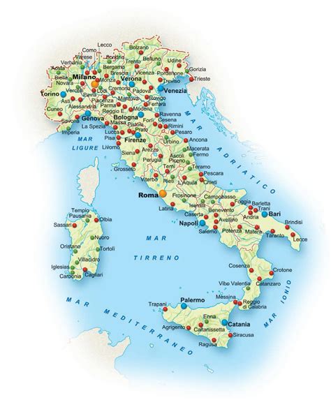 Mappa delle città italiane con corsi di wedding planning