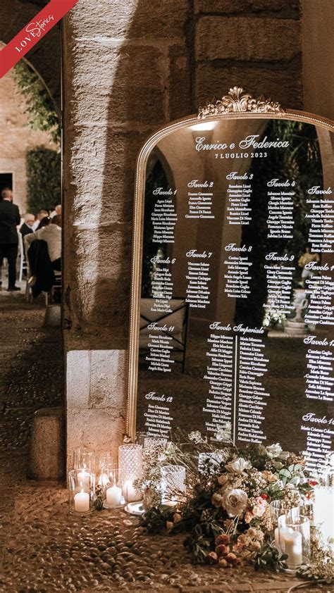 Dettagli di un matrimonio elegante: centrotavola, segnaposto, tableau mariage