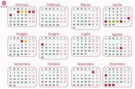 calendario con tre giorni evidenziati per indicare i giorni di permesso