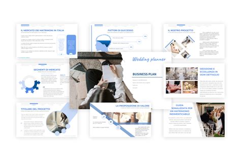 Presentazione di un progetto di wedding planner