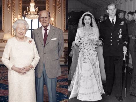 Foto ufficiale del matrimonio di Elisabetta II e Filippo di Edimburgo