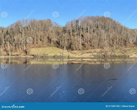 Paesaggio del Québec con lago e foreste