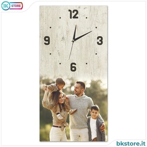 Esempi di orologi da parete personalizzati con foto e grafiche