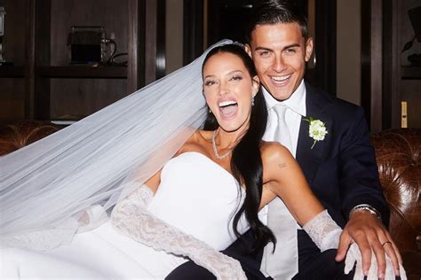 Paulo Dybala e Oriana Sabatini al matrimonio