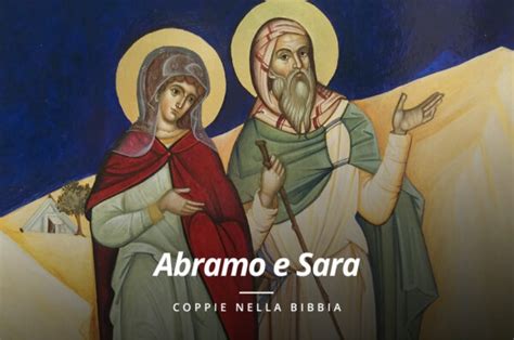 Illustrazione di Abramo con le sue mogli Agar e Sara