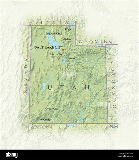 Mappa dello Utah