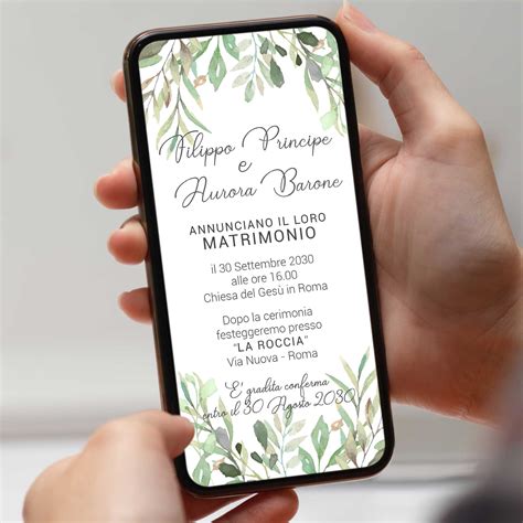 Invito ufficiale al matrimonio reale