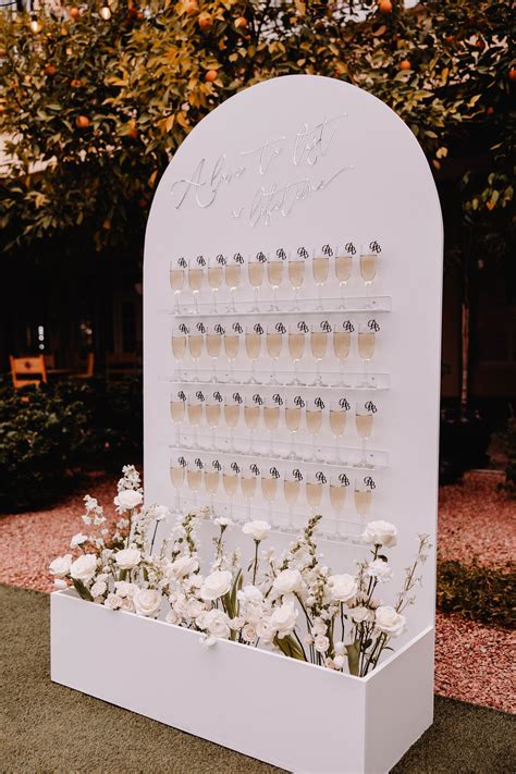 Champagne Wall matrimonio