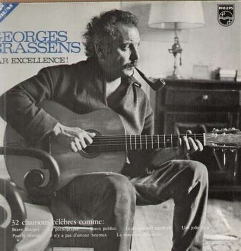 Copertina di un album di Georges Brassens