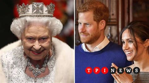 Harry e Meghan con la Regina Elisabetta II
