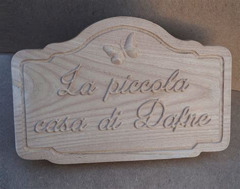 Targa in legno personalizzata per matrimonio