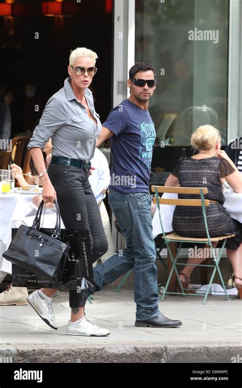 Brigitte Nielsen e Mattia Dessì insieme
