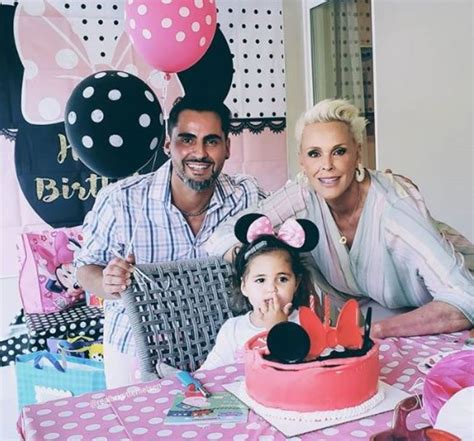 Brigitte Nielsen e Mattia Dessì con la figlia Frida