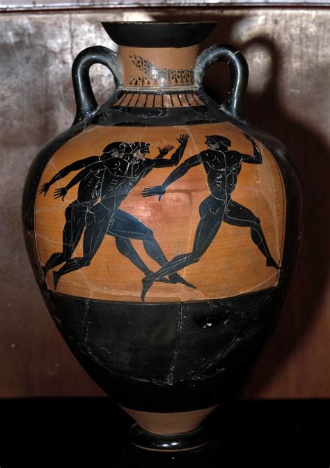 Anfora Panatenaica con decorazione a figure nere