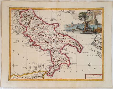 Mappa del Regno di Napoli nel XV secolo