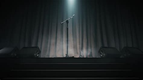 Microfono su un palco