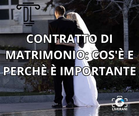 Schema di un contratto di matrimonio