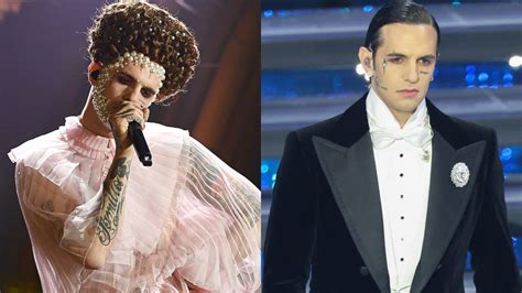 Achille Lauro e Boss Doms sul palco di Sanremo