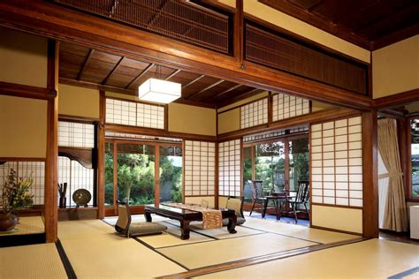 Interno di un Ryokan tradizionale giapponese
