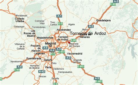 Mappa di Torrejon de Ardoz, Spagna