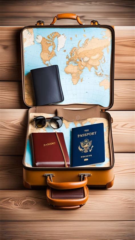 Valigia con passaporto
