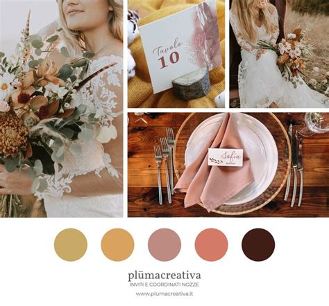 Palette colori matrimonio tema stelle