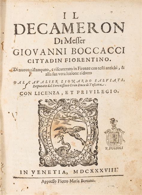 Illustrazione dal Decameron di Boccaccio