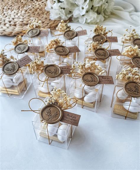Esempi di wedding favors