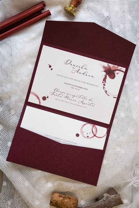 Invito di matrimonio a tema