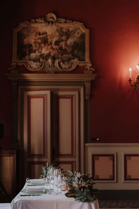 Dettaglio degli allestimenti nuziali al Castello Papadopoli Giol
