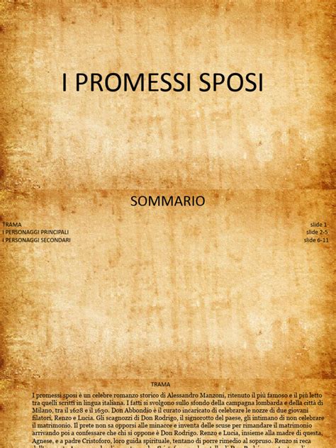 Manifesto satirico sui Promessi Sposi