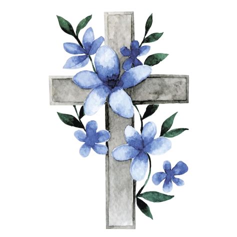 Simbolo religioso con fiori