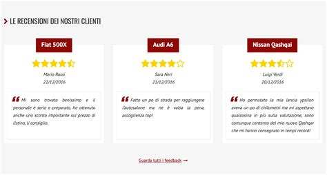 Certificato di fiducia e recensioni clienti Unoaerre