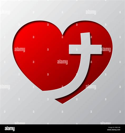 Simbolo dell'Opus Dei con una croce e un cuore