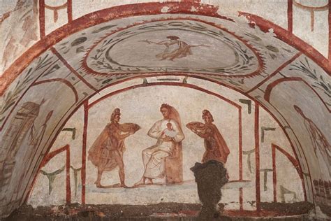 Affresco di antichi cristiani