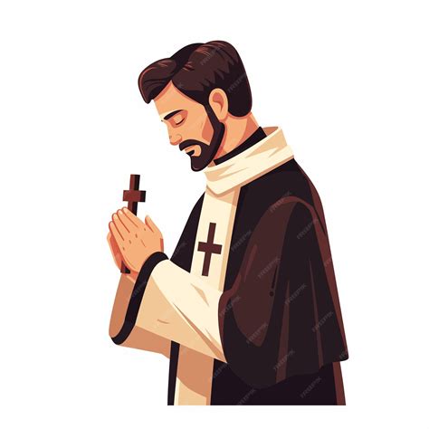 Icona stilizzata di un sacerdote