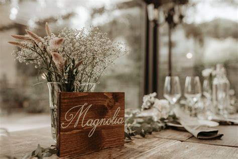 Dettagli decorativi per tavoli matrimonio