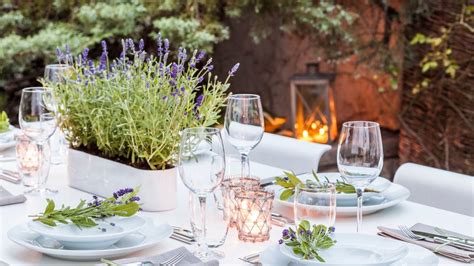 Allestimento magico di un bosco per una cena di matrimonio