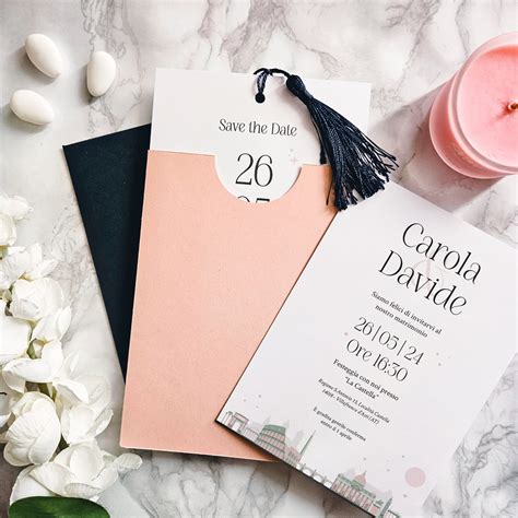Design di partecipazioni di matrimonio moderne