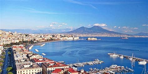 Panorama del Golfo di Napoli dal Grand Hotel Riviera