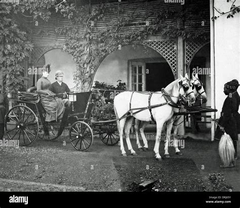 Carrozza trainata da cavalli come mezzo di trasporto nuziale