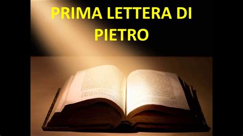 Copertina della Prima Lettera di Pietro