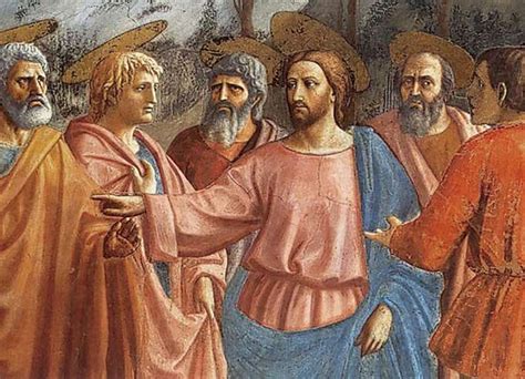 Rappresentazione di Gesù che chiama i discepoli