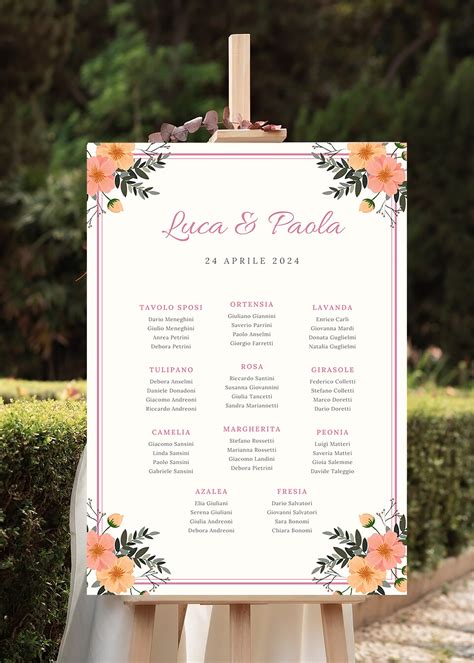 tableau de mariage con tema cane