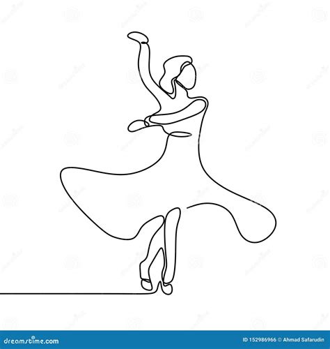 Immagine stilizzata di una ragazza che balla