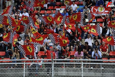 Tifosi Ferrari festeggiano a Maranello