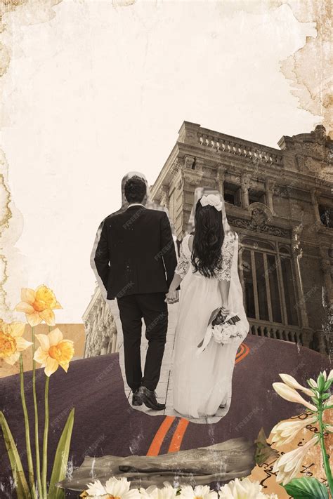 Collage di foto di matrimoni con stili diversi: classico, moderno, rustico