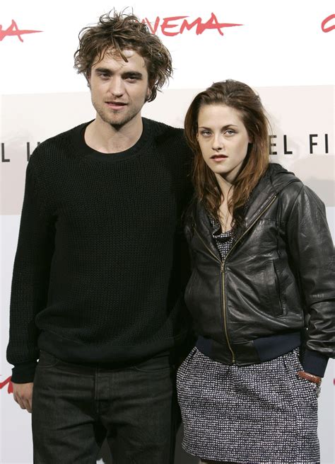 Robert Pattinson e Kristen Stewart sul set di Breaking Dawn