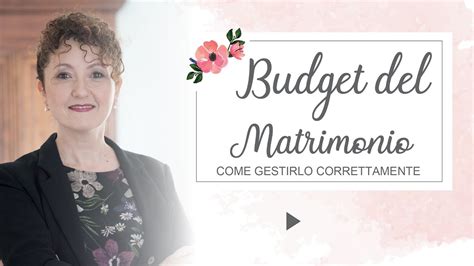 Budget matrimonio